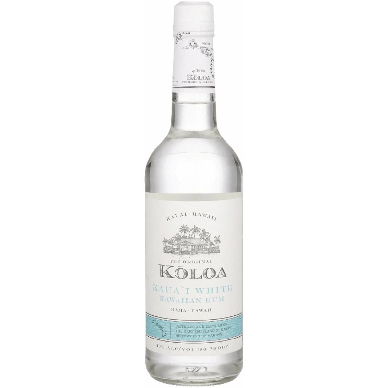 Kloa Kaua’i White Hawaiian Rum 750ml