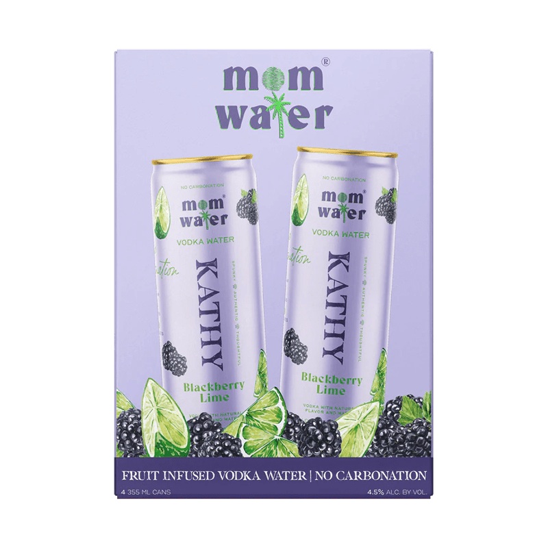 Mom Water Kathy – Blackberry Lime 12.oz 4 Pack