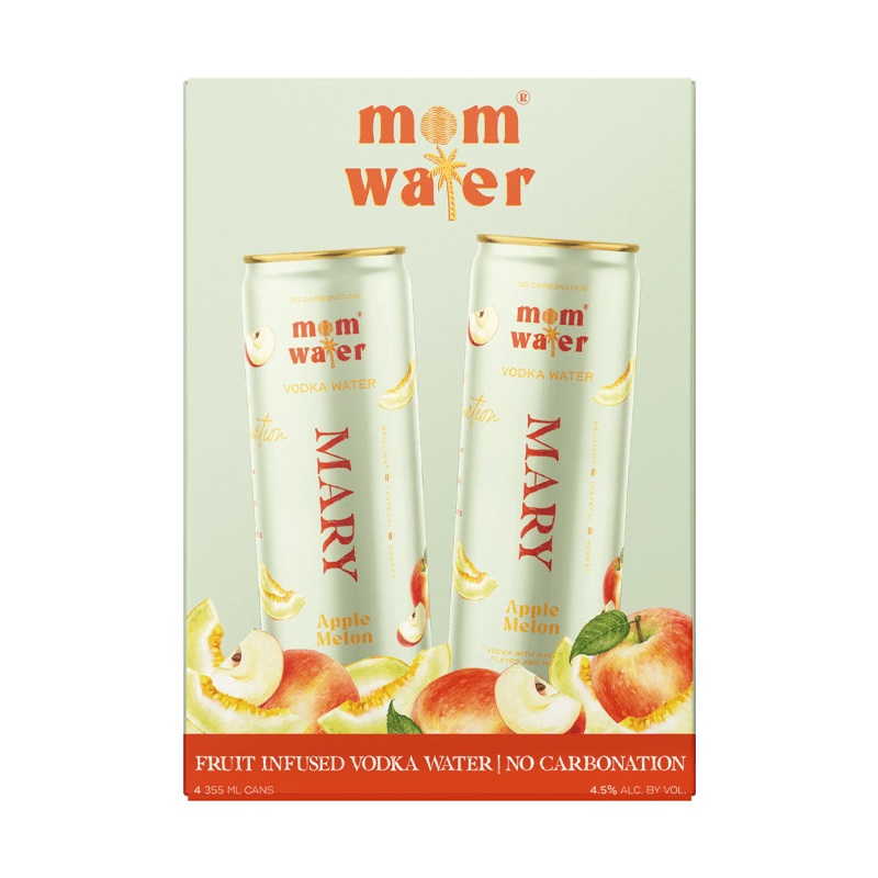 Mom Water Mary – Apple Melon 12.oz 4 Pack