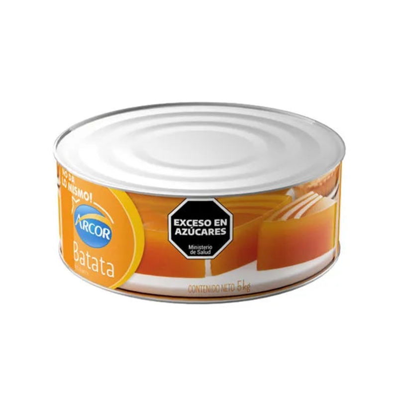 Dulce de Batata Arcor sin TACC 5 kg / 176,37 oz