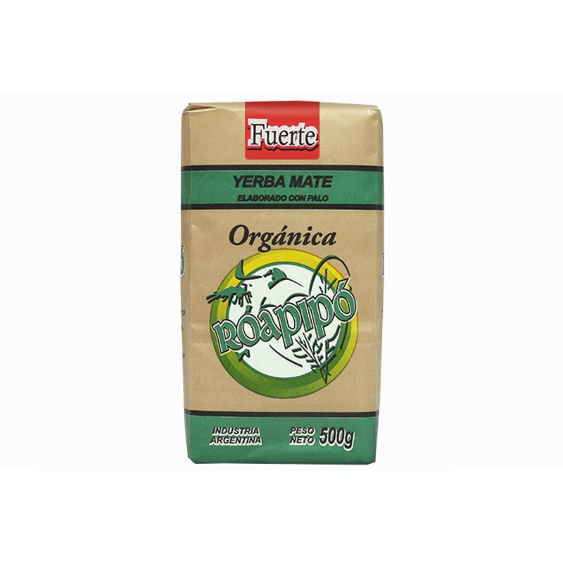 Yerba Mate Roapipo Organica Fuerte, 500 g / 17,63 oz