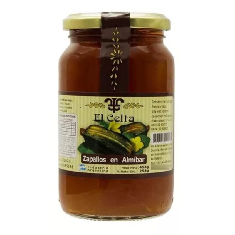 Zapallo en Almibar El Celta, 454 g / 16,01 oz