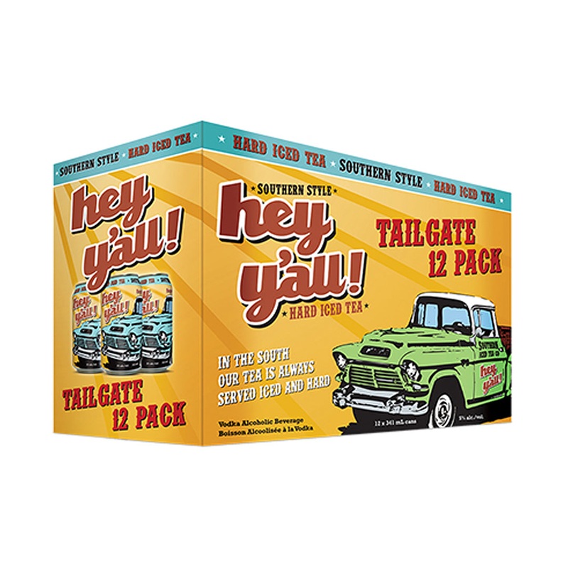 Hey Y’All Iced Tea Original Tailgate Pack – 12x341mL