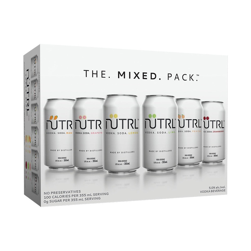 Nutrl Vodka Soda Mix Pack – 12x355mL