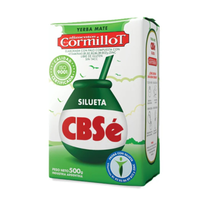 Yerba Mate CBSe Diettica Cormillot Endulife 500 g  Con Stevia Natural