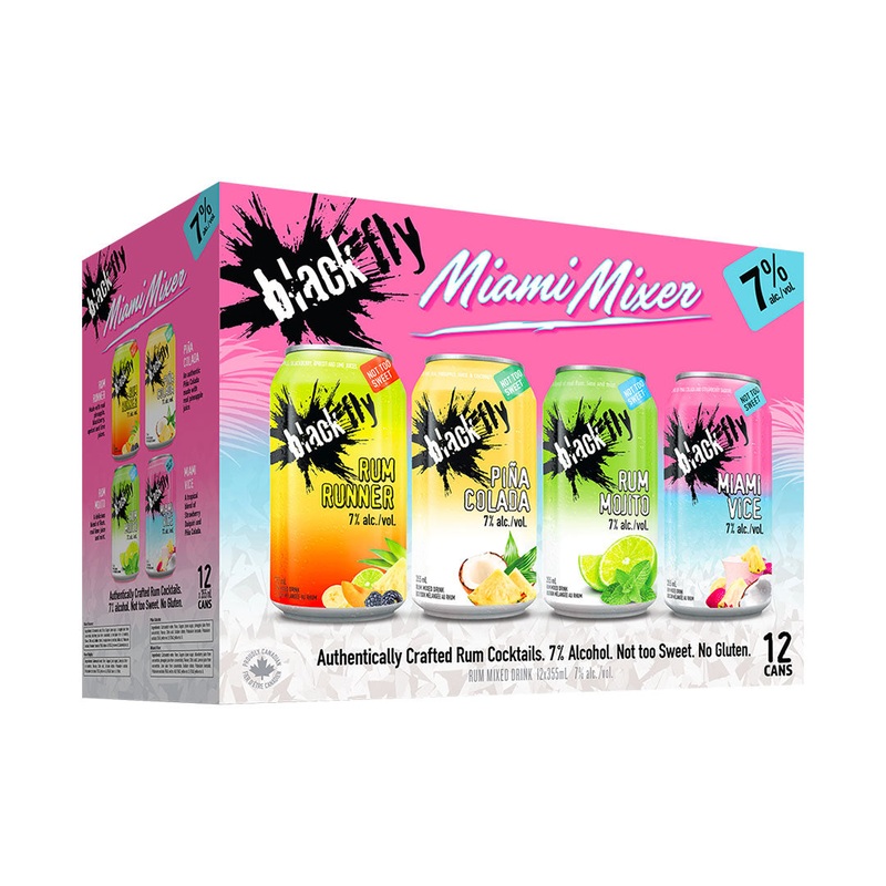 Black Fly Miami Mixed Pack – 12x355mL
