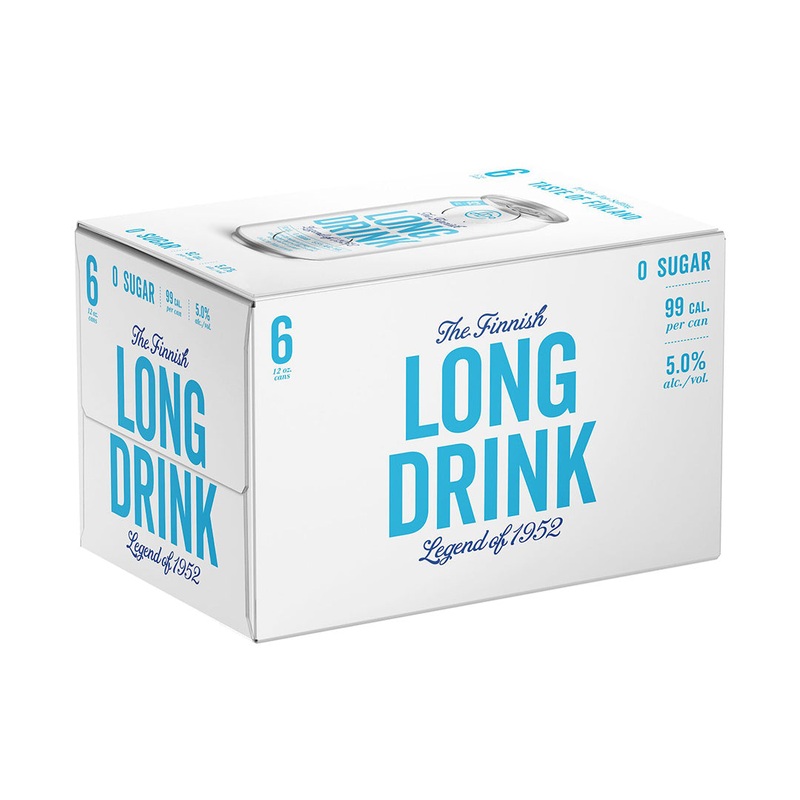Finnish Long Drink Zero Sugar Citrus – 6×355 mL