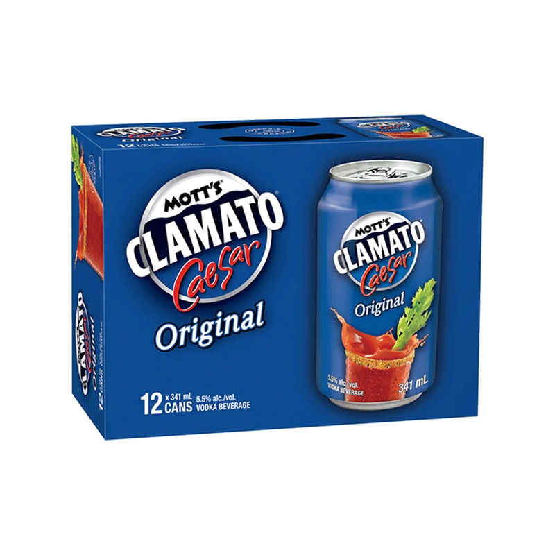 Mott’s Clamato Original Caesar – 12x341mL