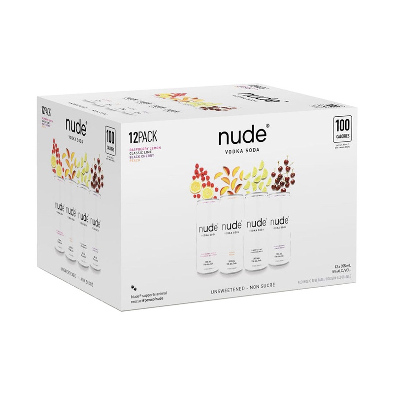 Nude Vodka Soda Mix Pack – 12x355mL