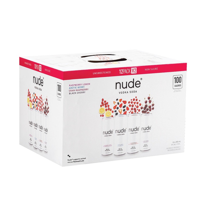 Nude Vodka Soda Mix Pack V2 – 12x355mL