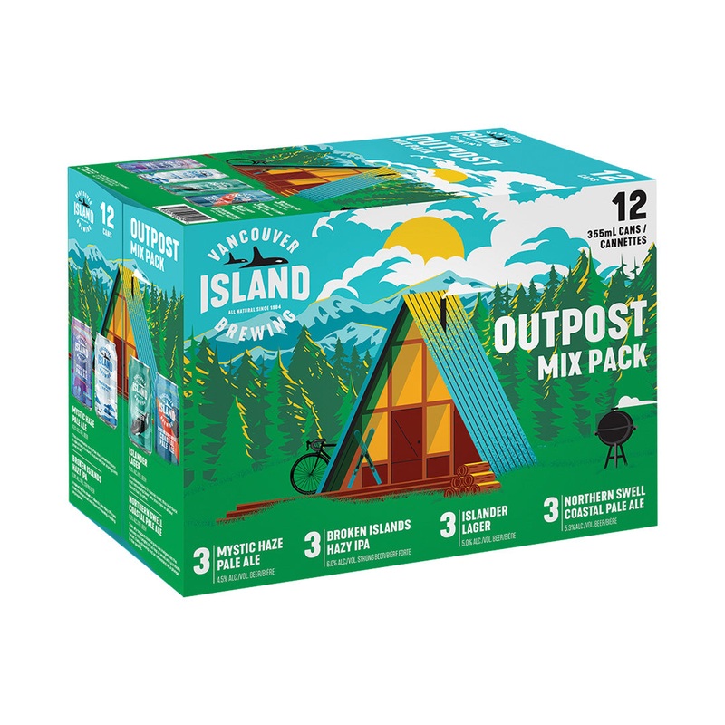 Vancouver Island Brewery Outpost Mix Pack – 12x355ml
