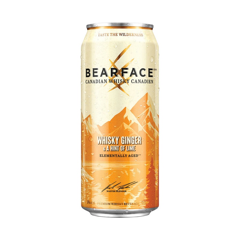 BEARFACE Whisky Ginger & a Hint of Lime – 473ML