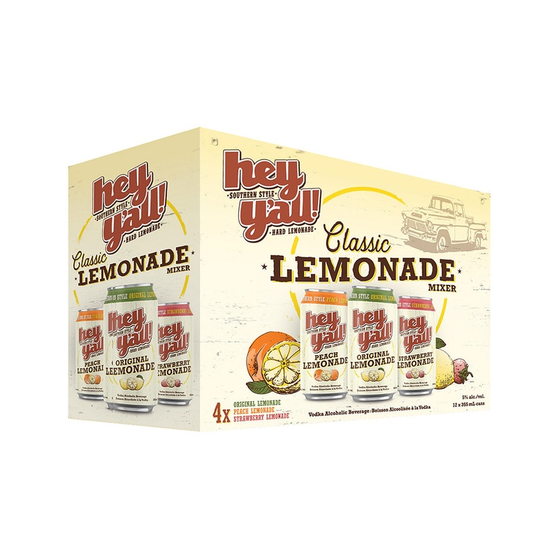 Hey Y’all Lemonade Mixer – 12x355ml