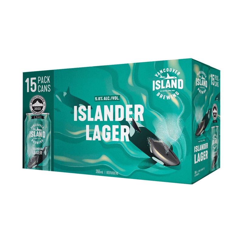 Vancouver Island Brewing Islander Lager – 15x355mL