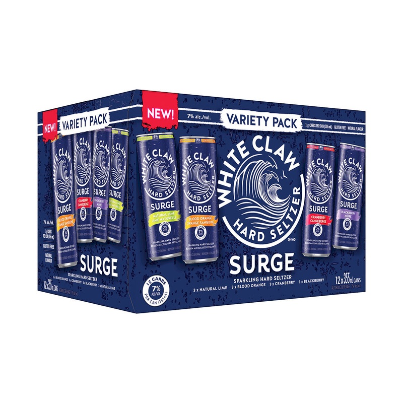 White Claw Surge Variety Pack – 12x355mL