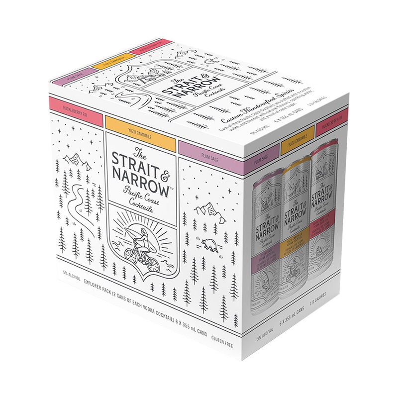 Strait and Narrow Vodka Mix Pack – 6x355mL
