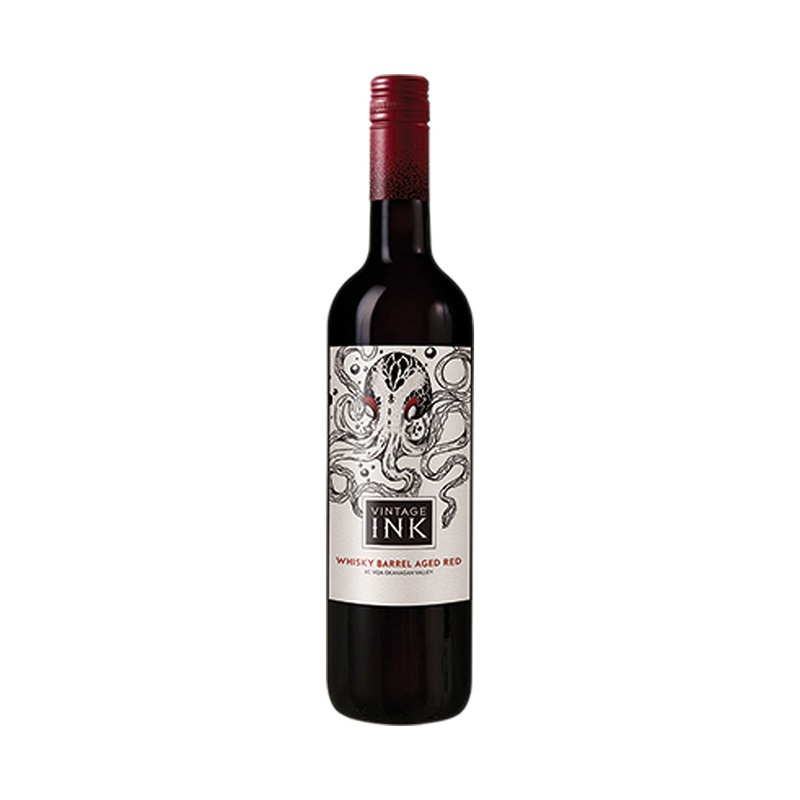 Vintage Ink Whisky Barrel Aged Red – 750mL