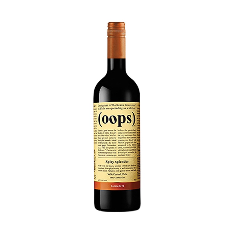 (oops) Spicy Splendor Carmenere – 750mL