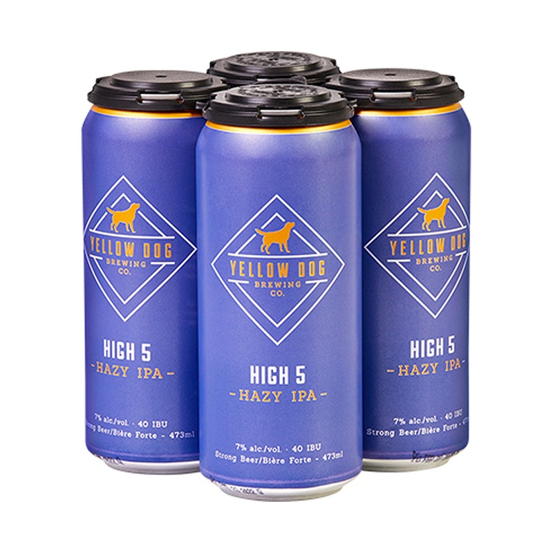 Yellow Dog Brewing High 5 Hazy IPA – 473mL