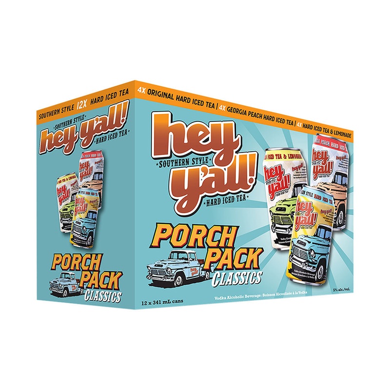 Hey Y’All Iced Tea Porch Mix Pack – 12x341mL