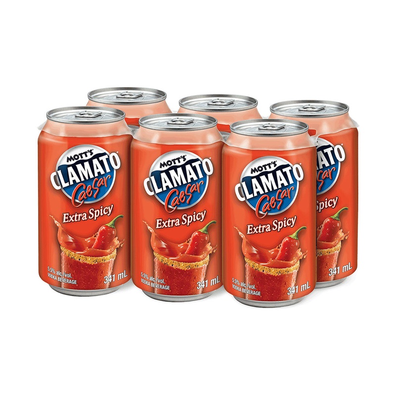 Mott’s Extra Spicy Caesar – 6x341mL