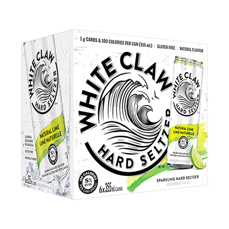 White Claw Natural Lime – 6x355mL
