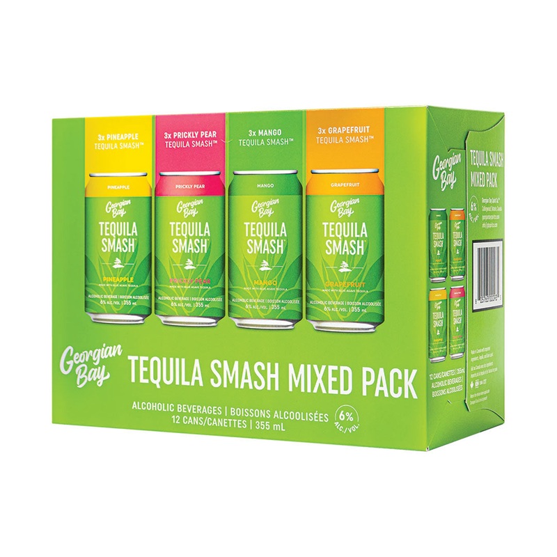 Georgian Bay Spirit Co. – Tequila Smash Variety Pack – 12x355mL