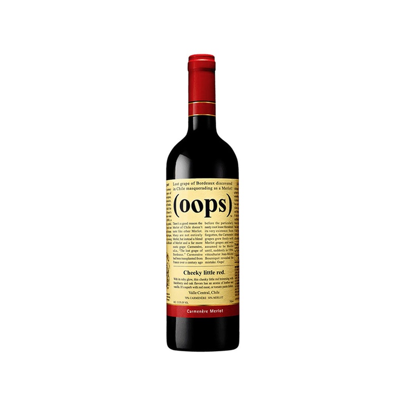 (oops) Cheeky Little Red Carmenere Merlot – 750mL