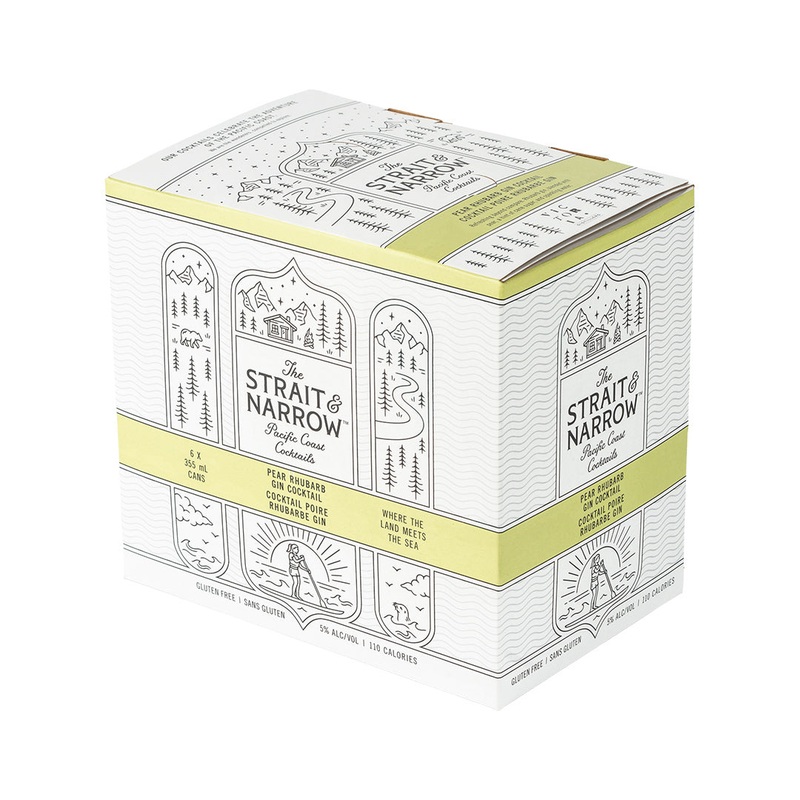 Strait And Narrow Pear Rhubarb – 4x355mL