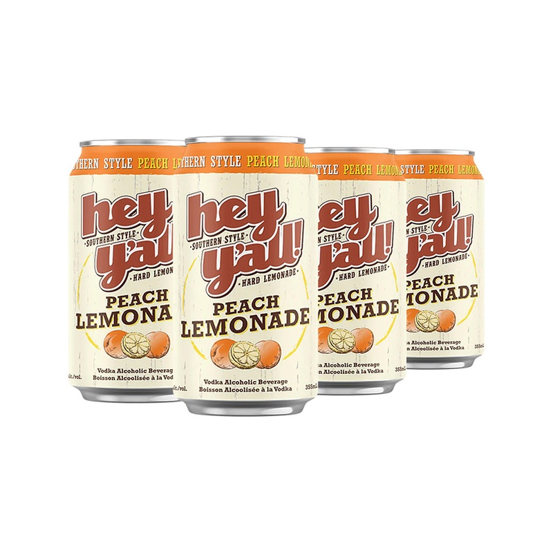 Hey Y’all Peach Lemonade – 6x355ml