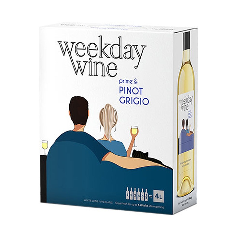 Weekday Wine Pinot Grigio – 4L