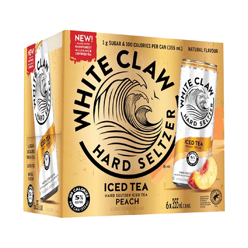 White Claw Iced Tea Peach – 6x355mL