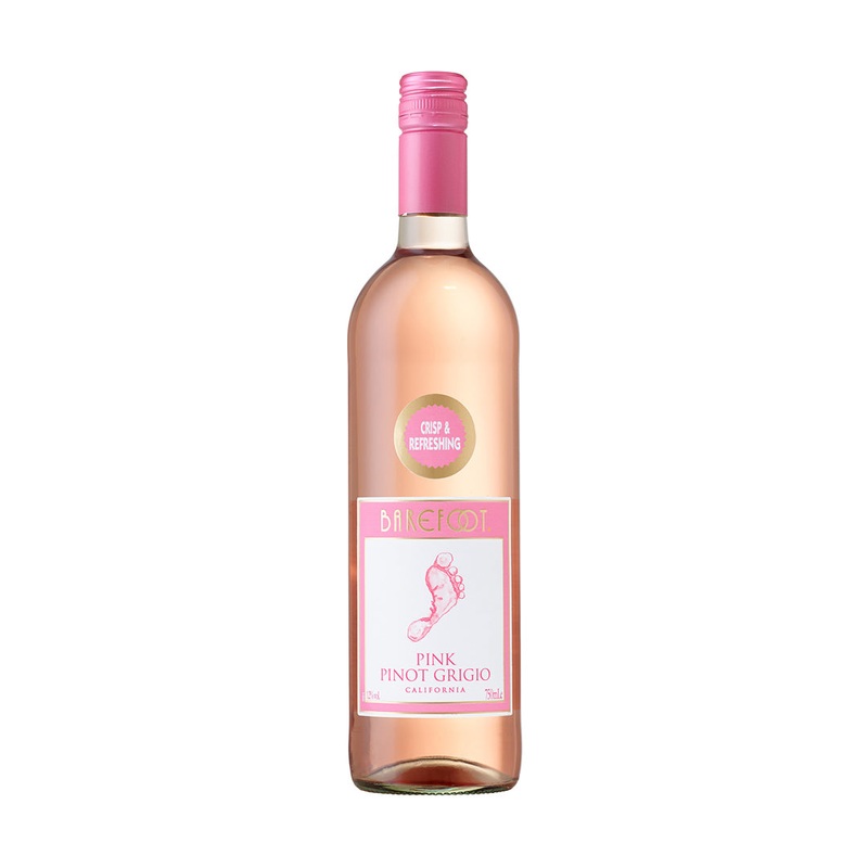 Barefoot Pink Pinot Grigio – 750mL