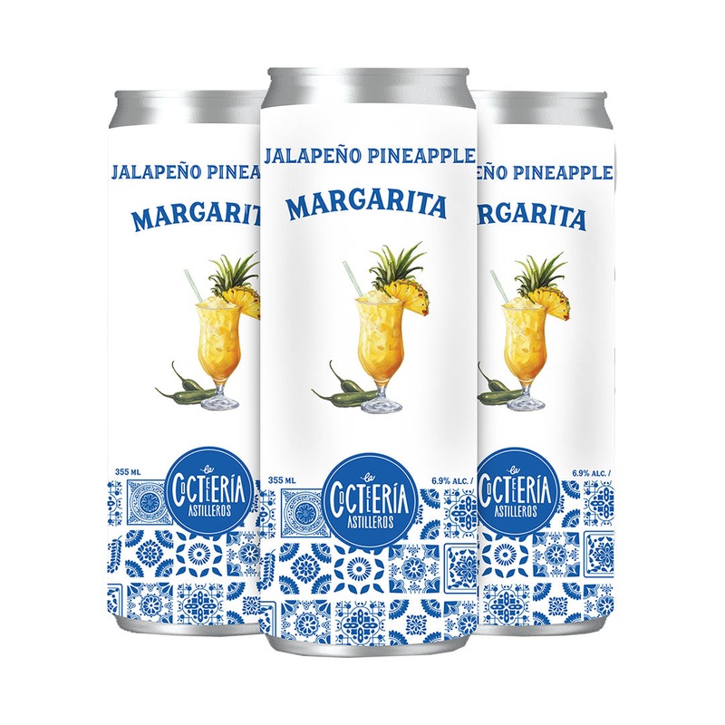 La Cocteleria Astilleros Jalapeo Pineapple Margarita – 4x355mL