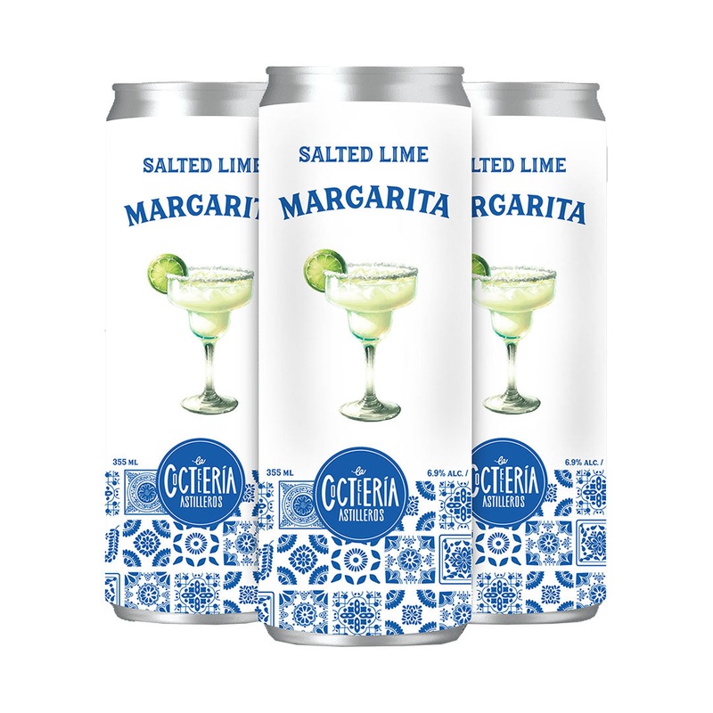 La Cocteleria Astilleros Salted Lime Margarita – 4x355mL