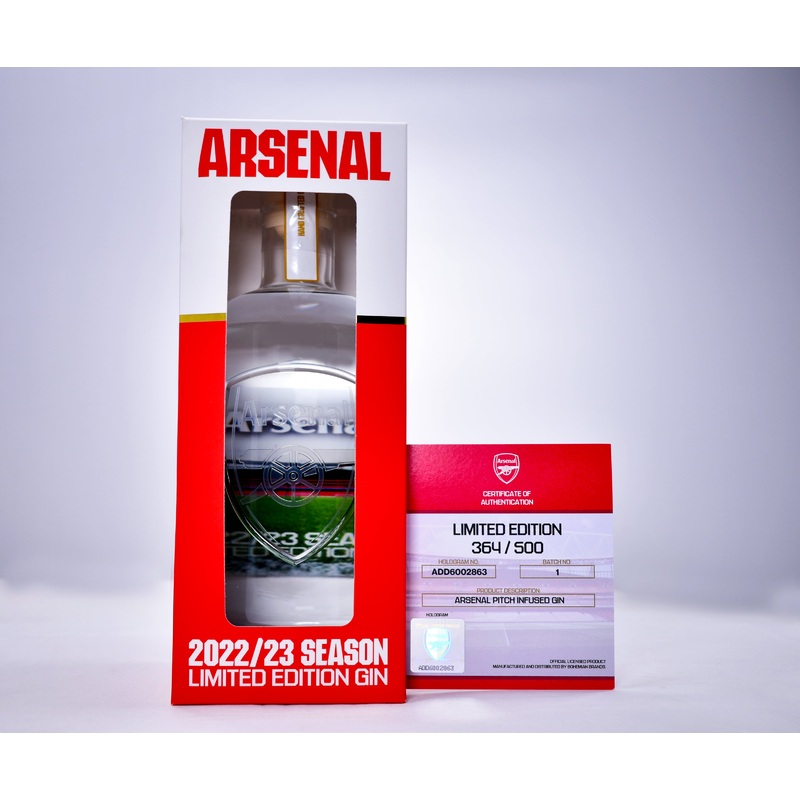 Arsenal FC Pitch Infused Gin – Limited Edition 2022-23