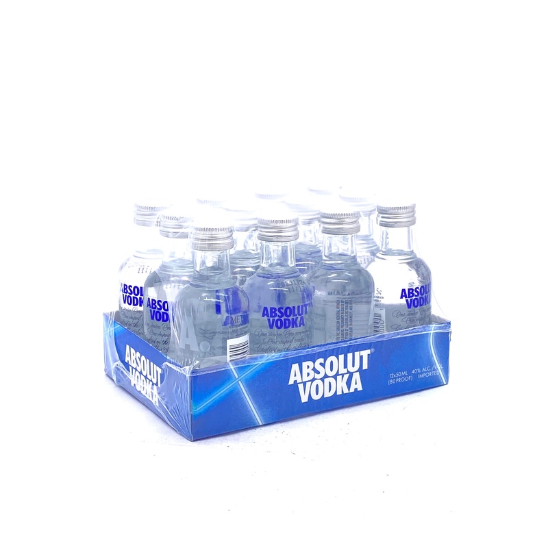 Absolut Vodka 12 x 50 ml