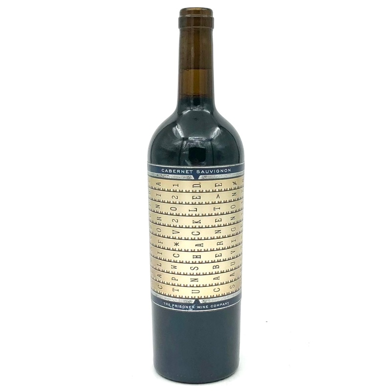 Unshackled 2021 Cabernet Sauvignon by The Prisoner Wine Company