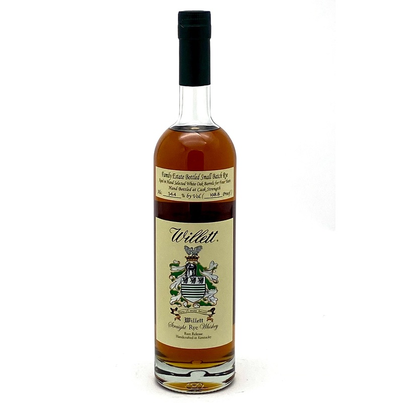 Willett Family Estate 4 Year Old Cask Strength Rye Whiskey