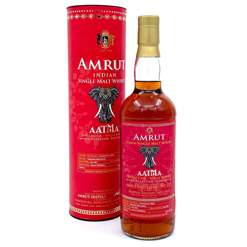 Amrut Aatma Sauternes Finish Single Malt Indian Whisky Collector’s Series