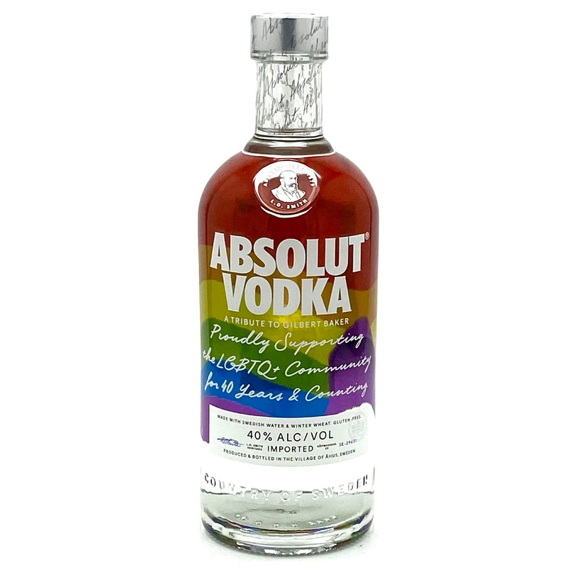 Absolut Colors Vodka Limited Edition Rainbow