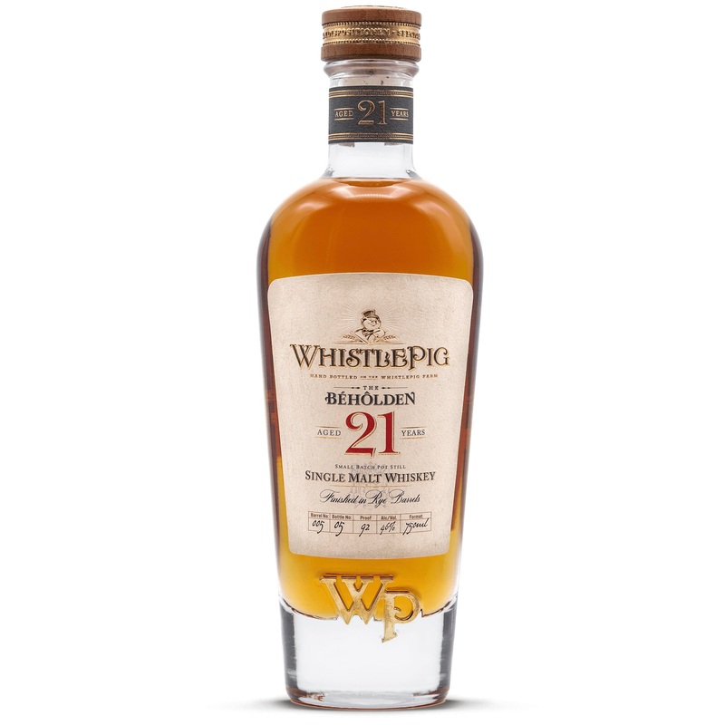 Whistlepig 21 Year Old The Beholden Single Malt Whiskey