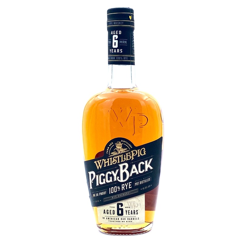 WhistlePig Piggyback 6 Years Old 100% Rye Whiskey