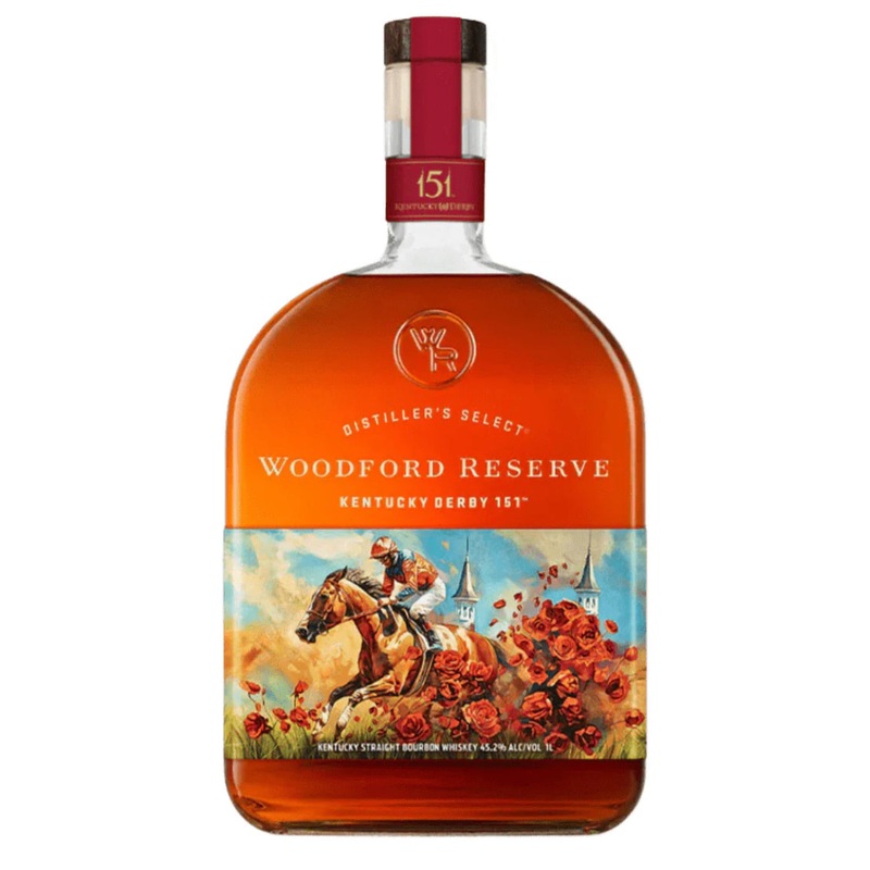 Woodford Reserve 2025 Kentucky Derby 151 Bourbon Whiskey 1000 ml