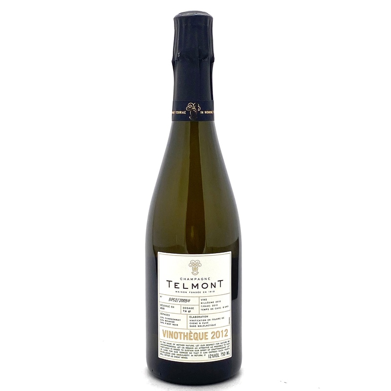 Telmont Vinothque Vintage 2012 Brut Champagne