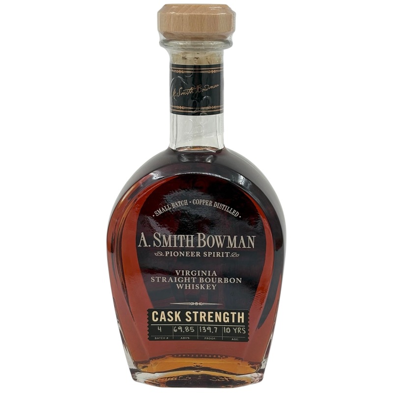 A. Smith Bowman 10 Year Old Cask Strength Straight Bourbon Whiskey Limited Edition Batch 4