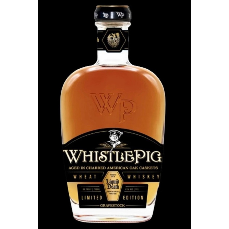 Whistlepig X Liquid Death Gravestock Wheat Whiskey Limited Edition