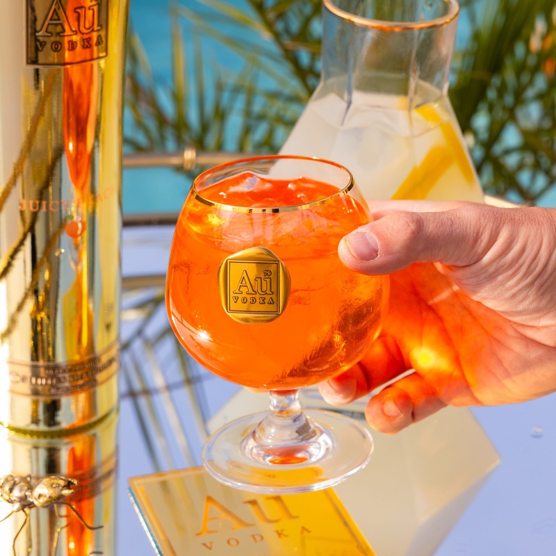 Au Stamp Glass|Single|Pack of 4