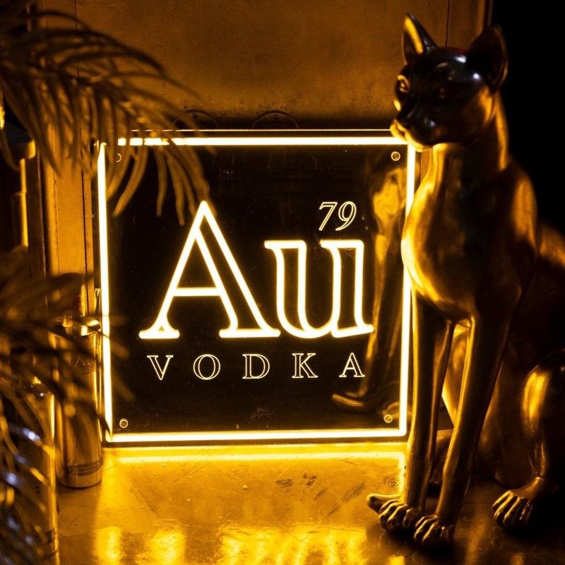 Au Vodka LED Logo Sign