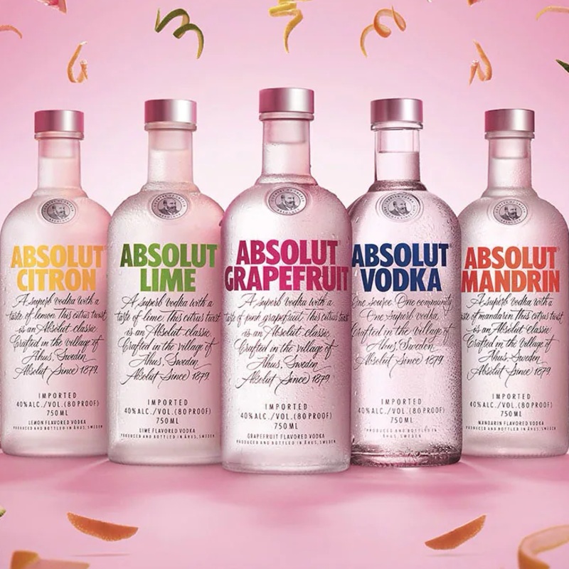 Absolut Flavors|Citron|Grapefruit|Juice Strawberry|Mandrin|Mango|Pears|Peppar|Watermelon|Wild Berri|750mL